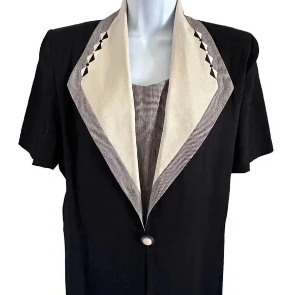 Perceptions by Irene B. Vintage Women’s Short Sleeve Dress Size 12| Vintage 80s - Picture 5 of 11